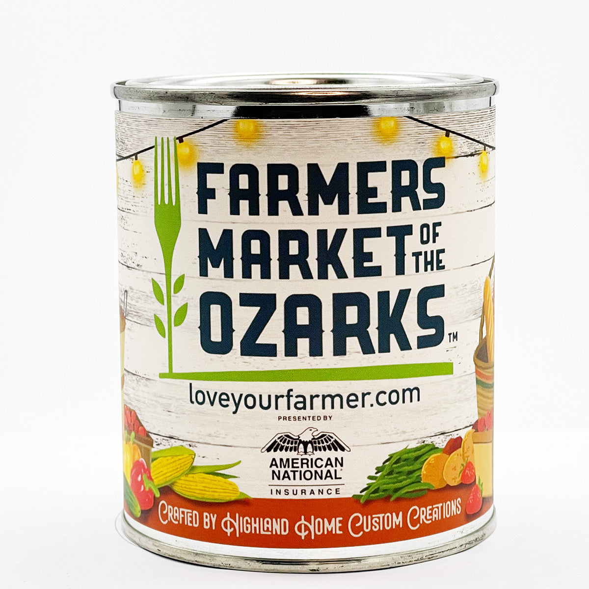 Farmers Market Custom Candle