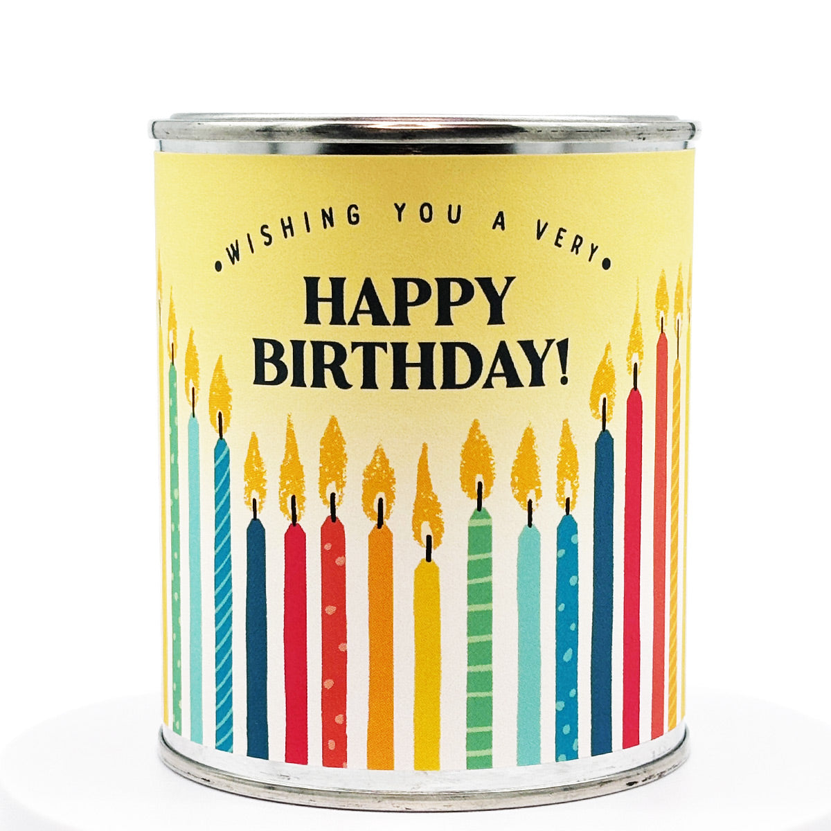 Happy Birthday Custom Candle