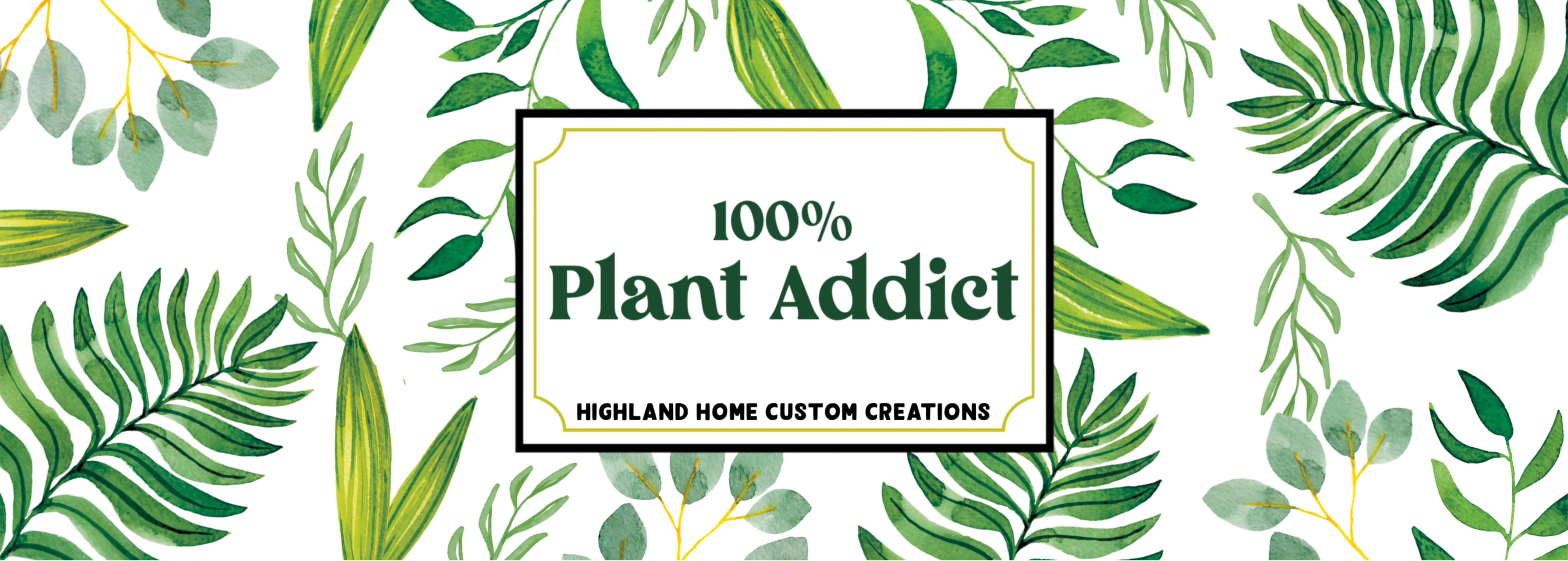 Plant Addict Custom Candle