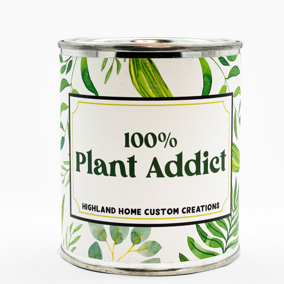 Plant Addict Custom Candle