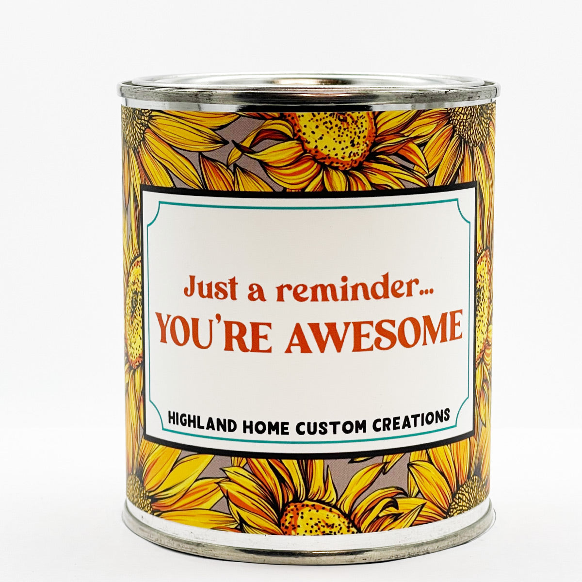 You're Awesome Custom Candle