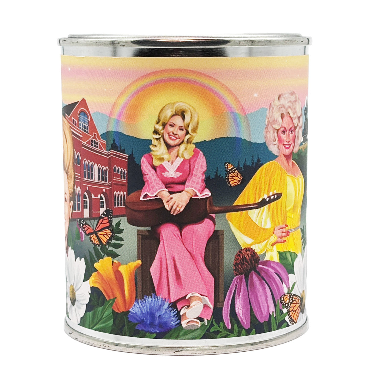 Dolly Through The Decades Custom Candle