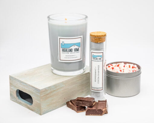 Scented candles and wax melts by Highland Home Custom Creations